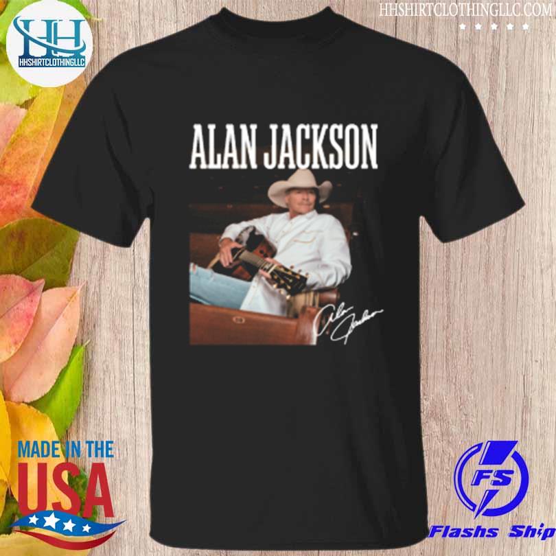 Alan jackson alan jackson face logo shirt