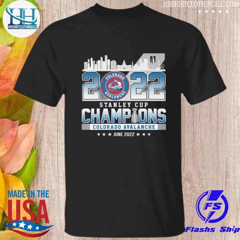 Awesome official Colorado Avalanche stanley cup champions june 2022 shirt