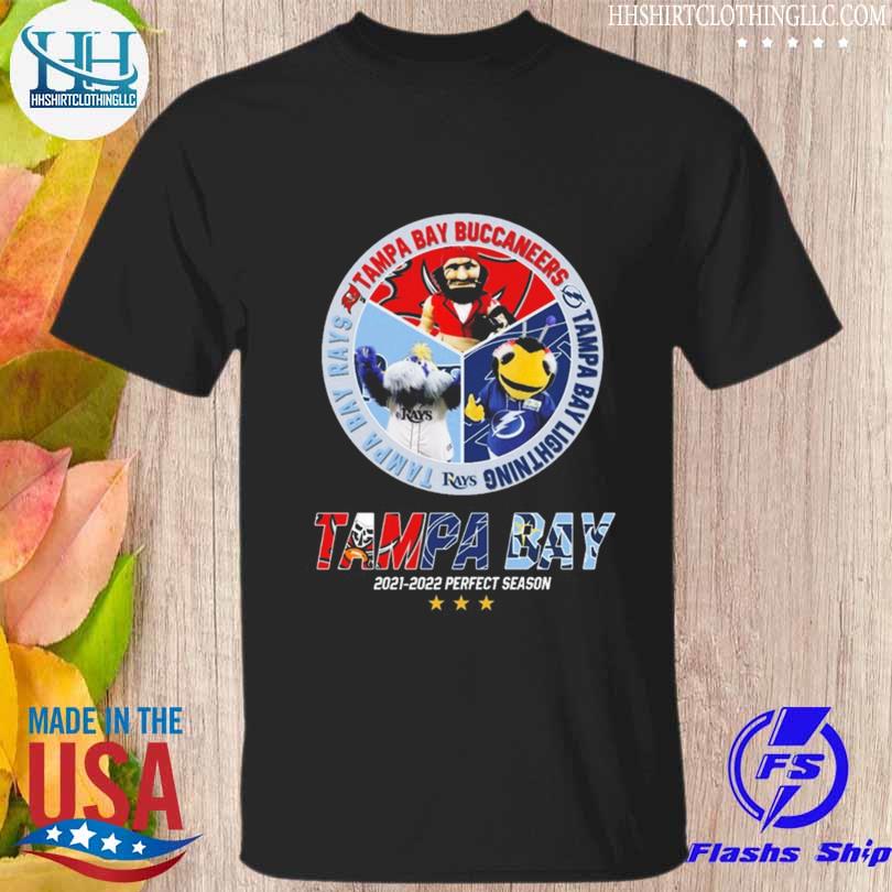 Best tampa bay buccaneers tampa bay lightning tampa bay rays 2021 2022 perfect season shirt