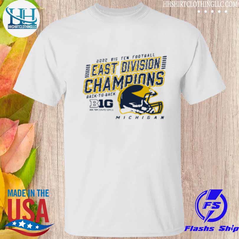 Big ten east champions blue84 university of michigan big ten east champions 2022 shirt