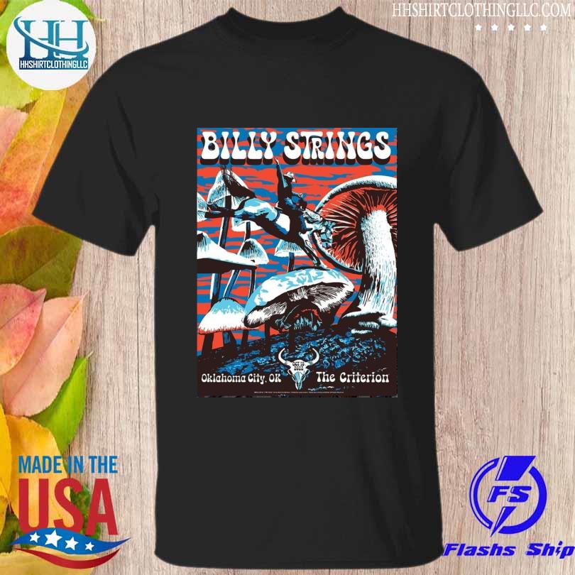 Billy strings oklahoma city 2022 october 15th the criterion oklahoma shirt