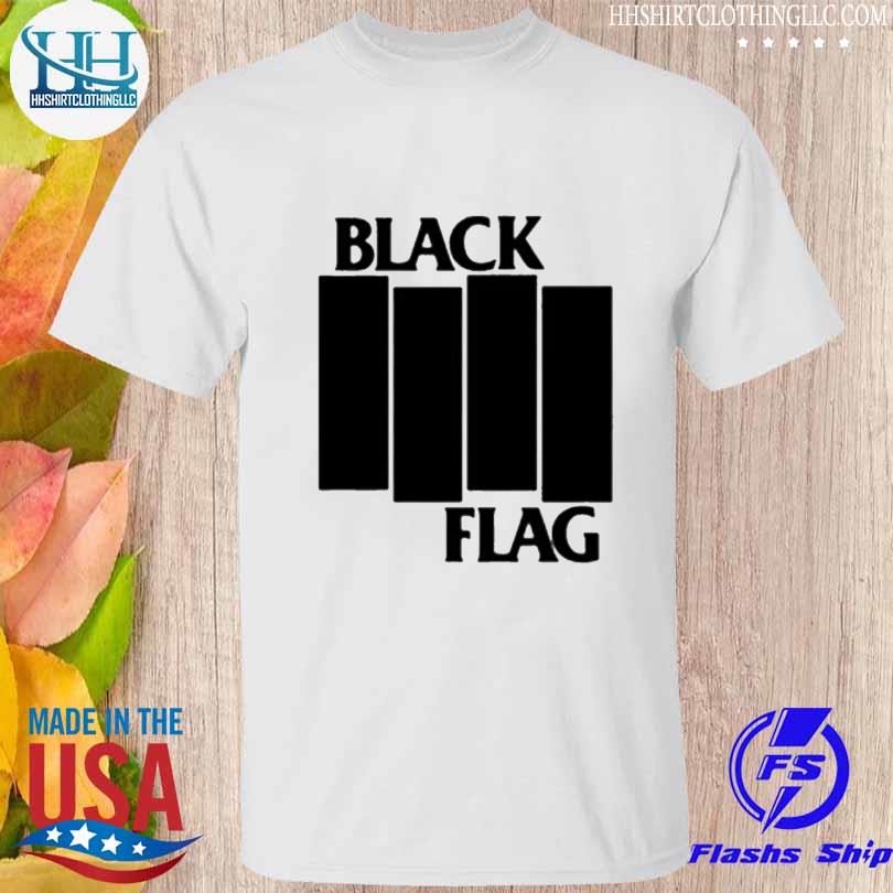 Black American flag shirt