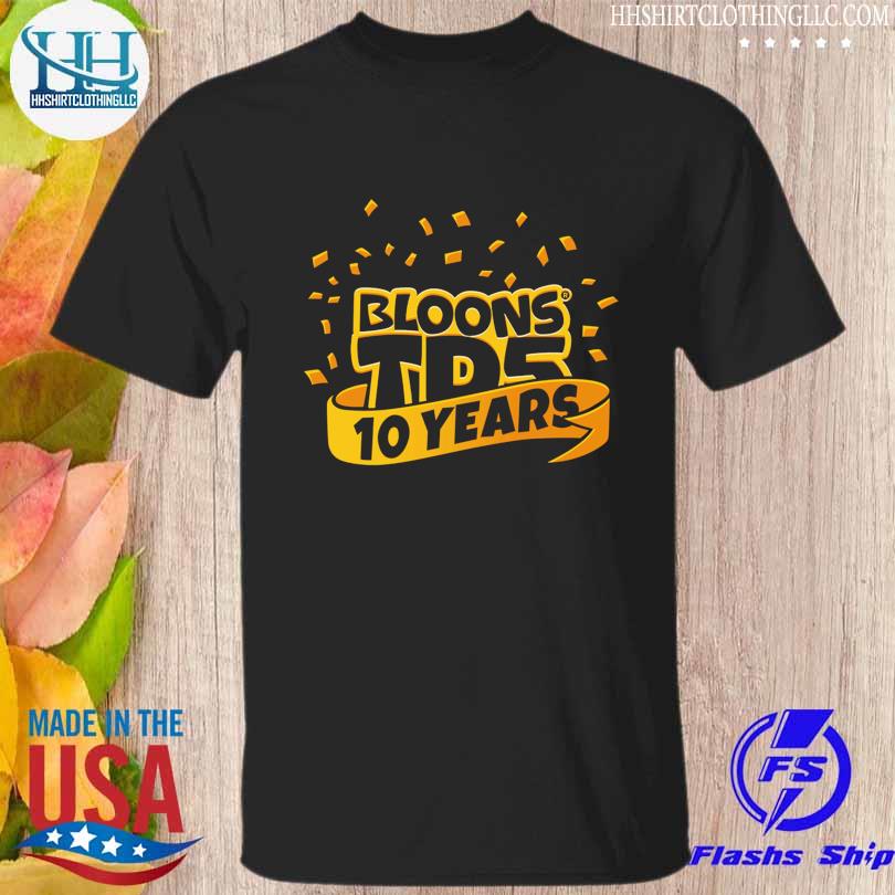 Bloons td5 10th anniversary shirt
