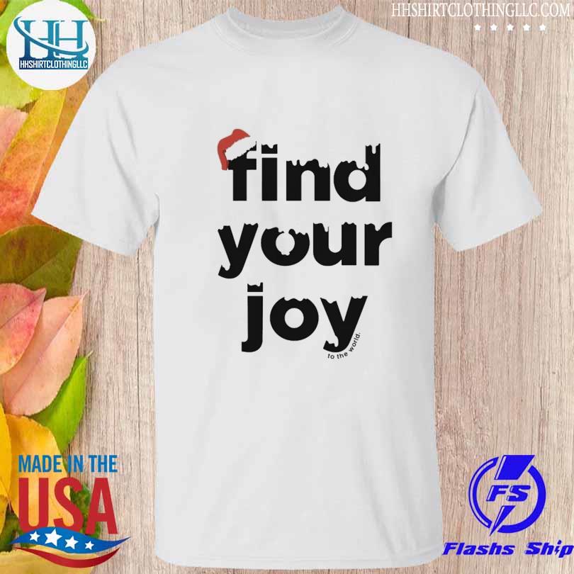 Find your joy santa Christmas sweater