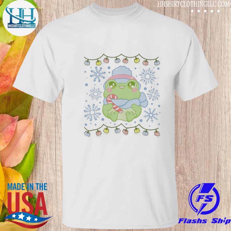 Froggy crossing merry frogmas shirt