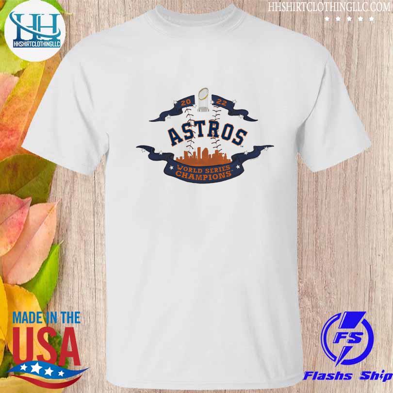 Houston Astros Tiny Turnip Toddler 2022 World Series Champions T-Shirt
