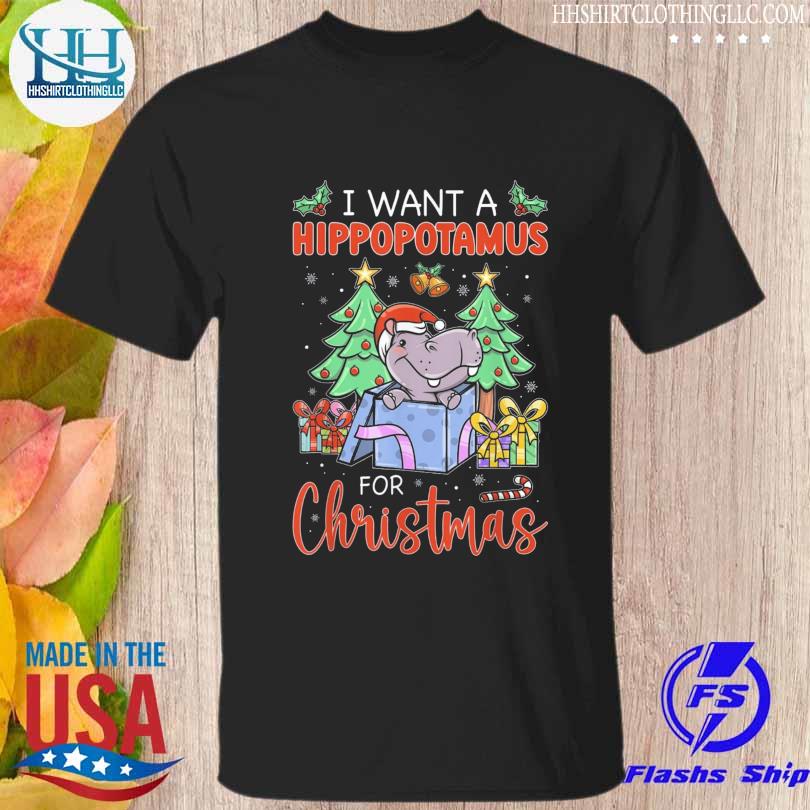 I want a hippopotamus for Christmas xmas sweater