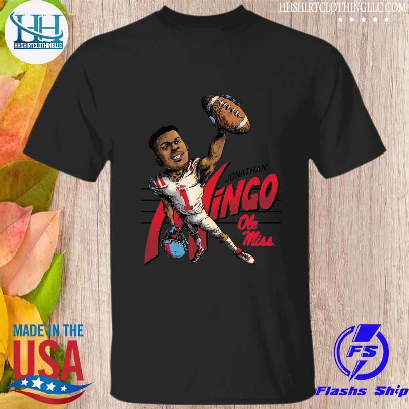 Official Jonathan mingo caricature Ole Miss shirt