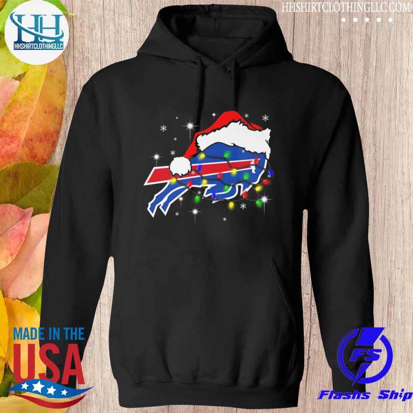 Santa Buffalo Bills Logo 2022 Light Christmas sweater, hoodie, sweater,  long sleeve and tank top