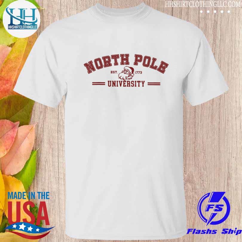 Santa claus est 1773 north pole university Christmas sweater