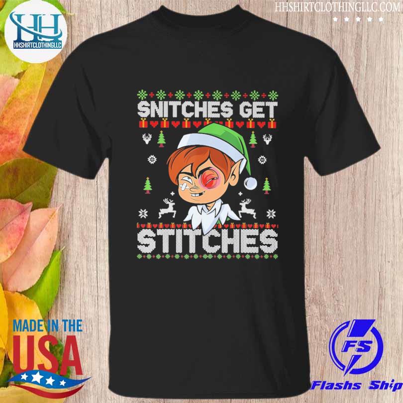 Santa Elf Snitches get Snitched ugly christmas sweater