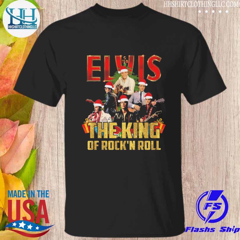 Santa Elvis the king of rock n roll christmas sweater