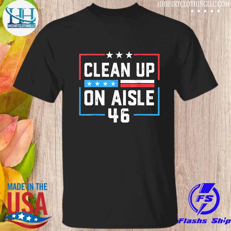 Trump 2024 Back America On Aisle 46 Anti Joe Biden T-Shirt