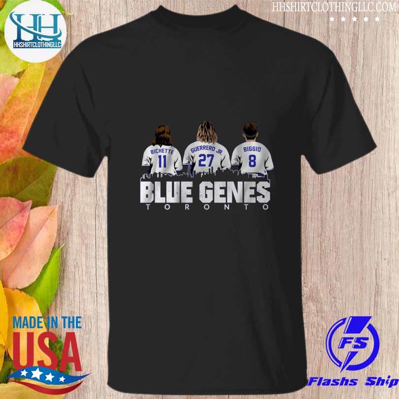 2022 guerrero biggio bichette toronto blue genes shirt