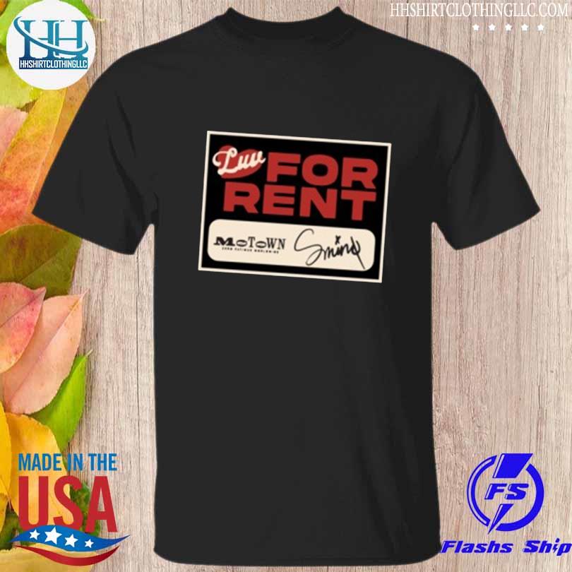2022 smino merch black luv 4 rent shirt
