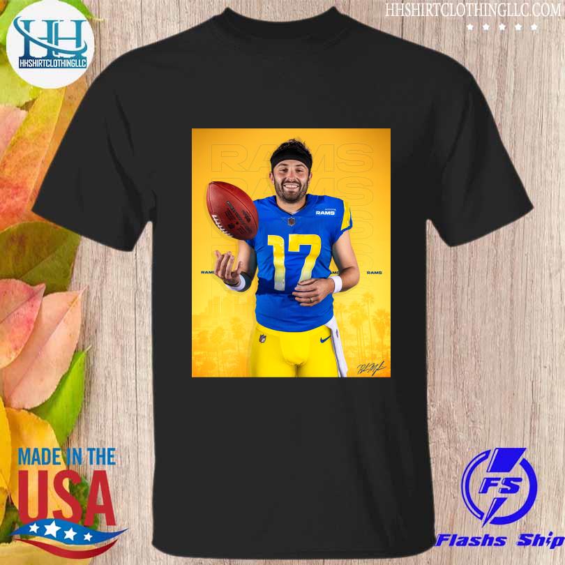 Baker Mayfield los angeles Rams 17 signature shirt
