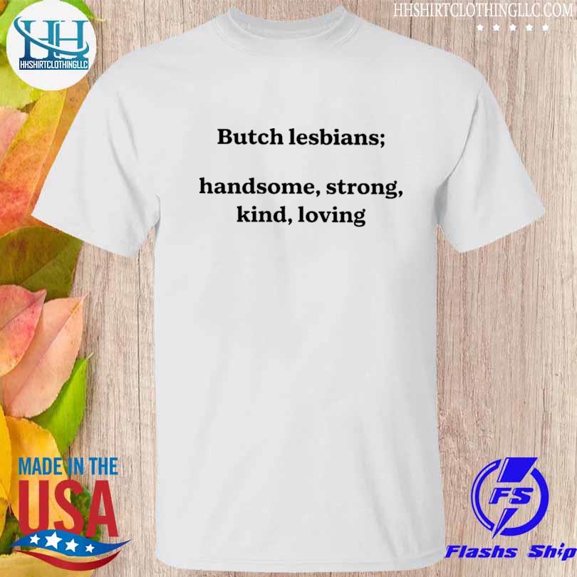 Butch lesbians handsome strong shirt