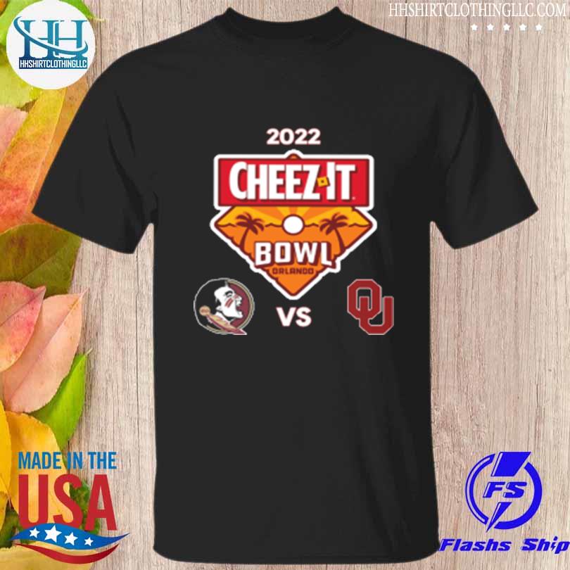 College football oklahoma vs seminoles 2022 cheez-it bowl shirt