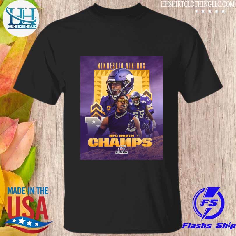 2022 NFC North Division Champions Minnesota Vikings 2008 2022 Shirt -  Limotees