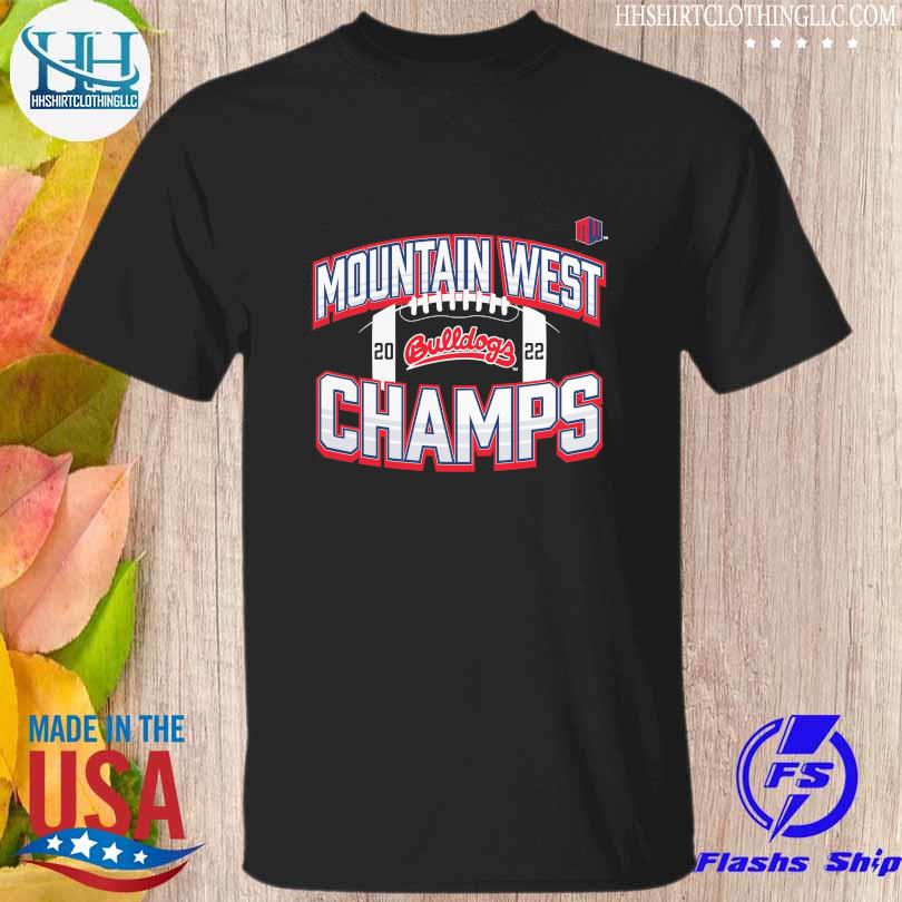 Funny Bulldogs 2022 Mountain west conference champions shirt
