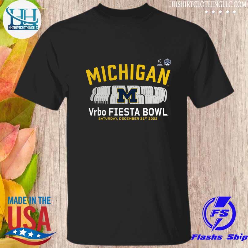 Funny Michigan wolverines college football playoff 2022 fiesta bowl gameday stadium shirt