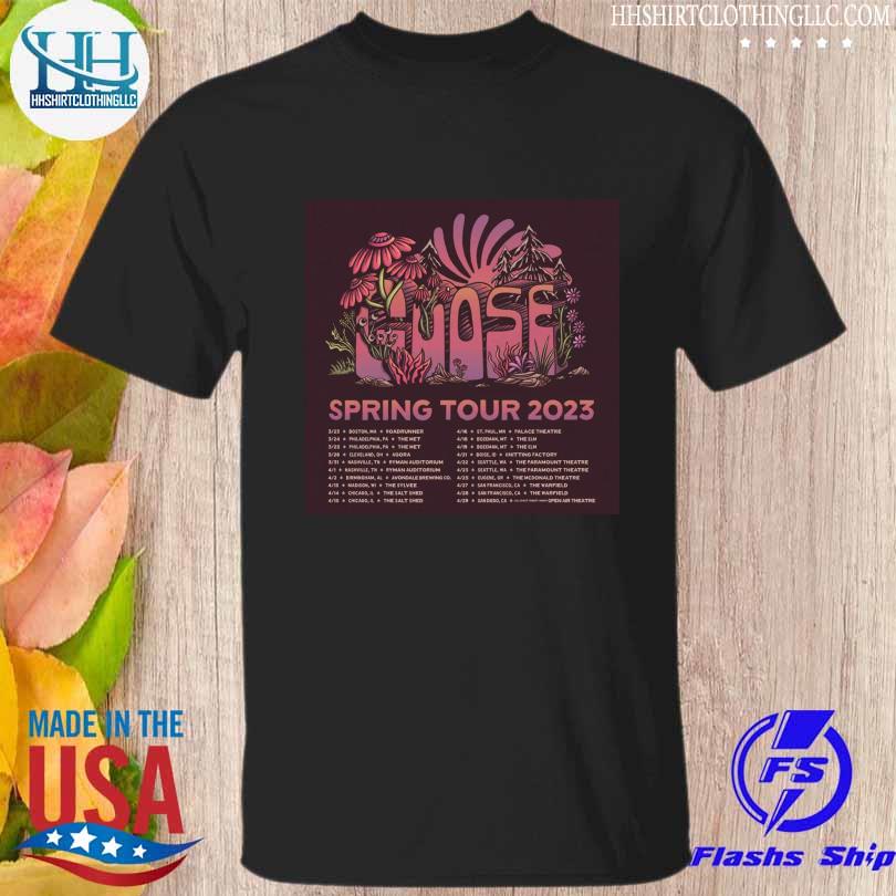 Goose band 2023 spring tour poster shirt