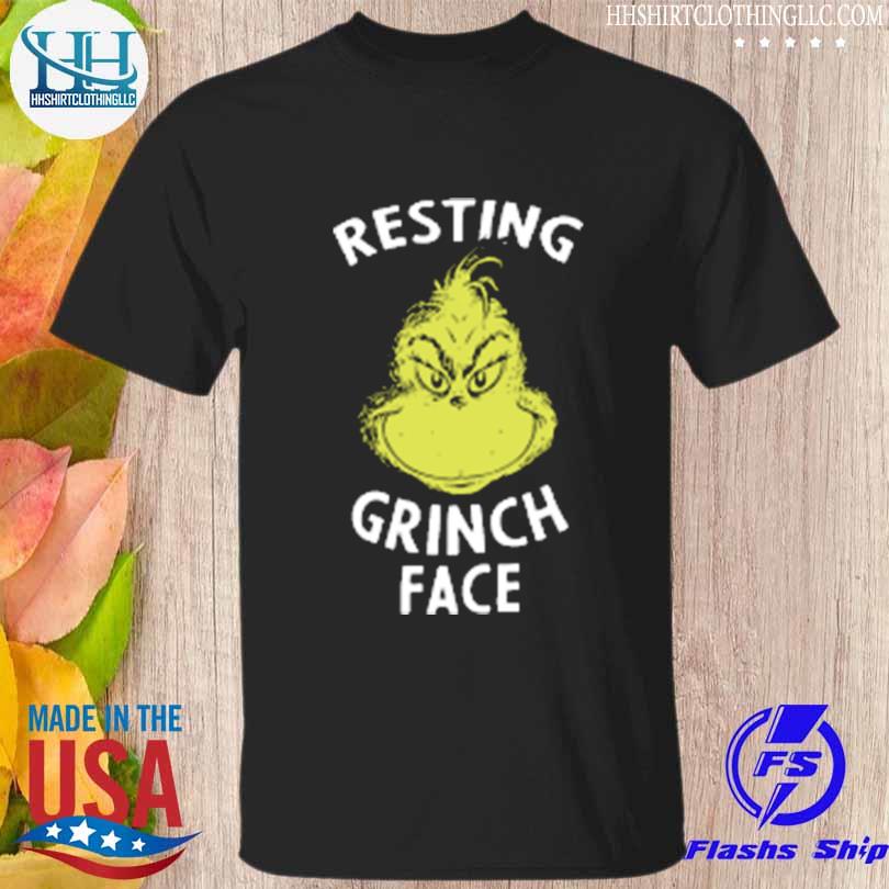 Grinch resting grinch face christmas sweater