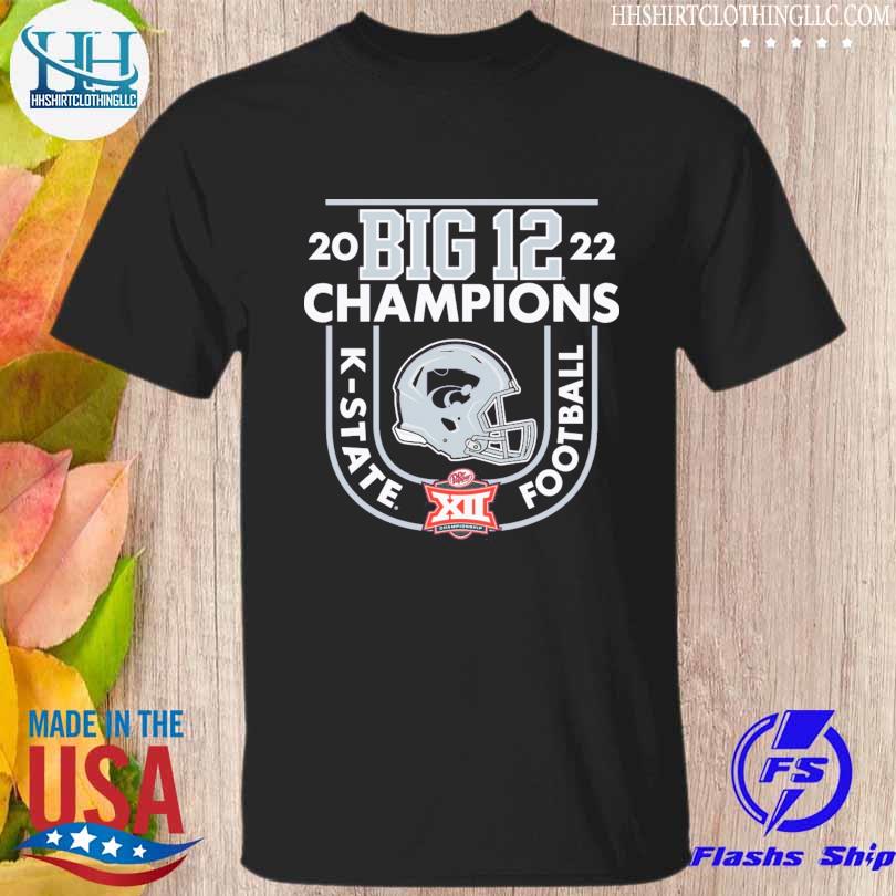Helmet Purple Kansas state 2022 big 12 football conference champions shirt