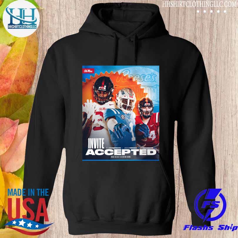 Invite Accepted 2023 Reese's senior bowl Ole Miss s hoodie den