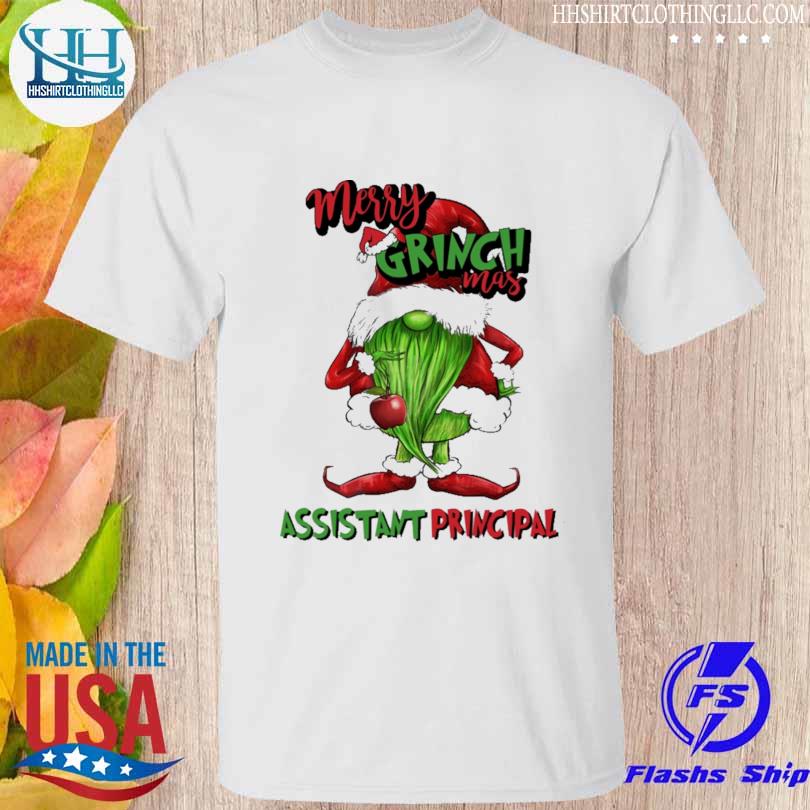 Merry Grinchmas Assistant Principal 2022 christmas sweater