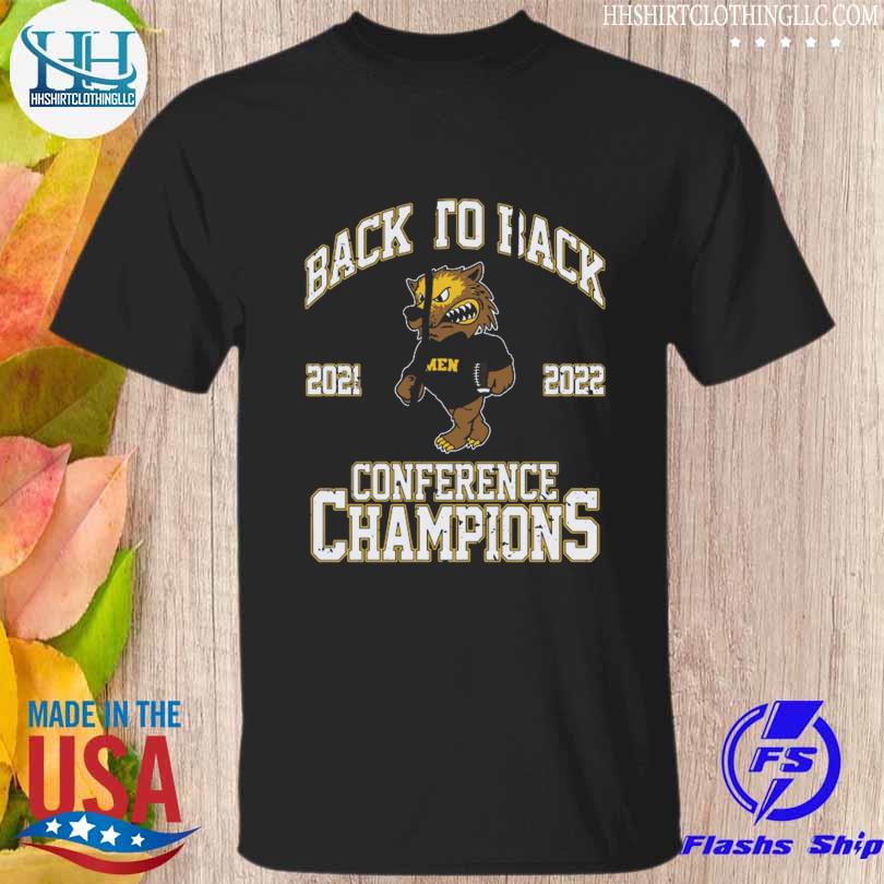Michigan wolverines back to back 2021 2022 conference champions shirt