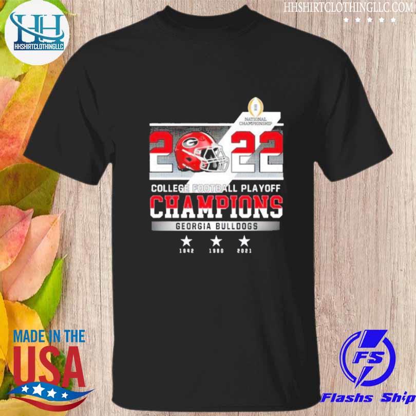 National championship 2022 college football playoff champions georgia bulldogs shirt