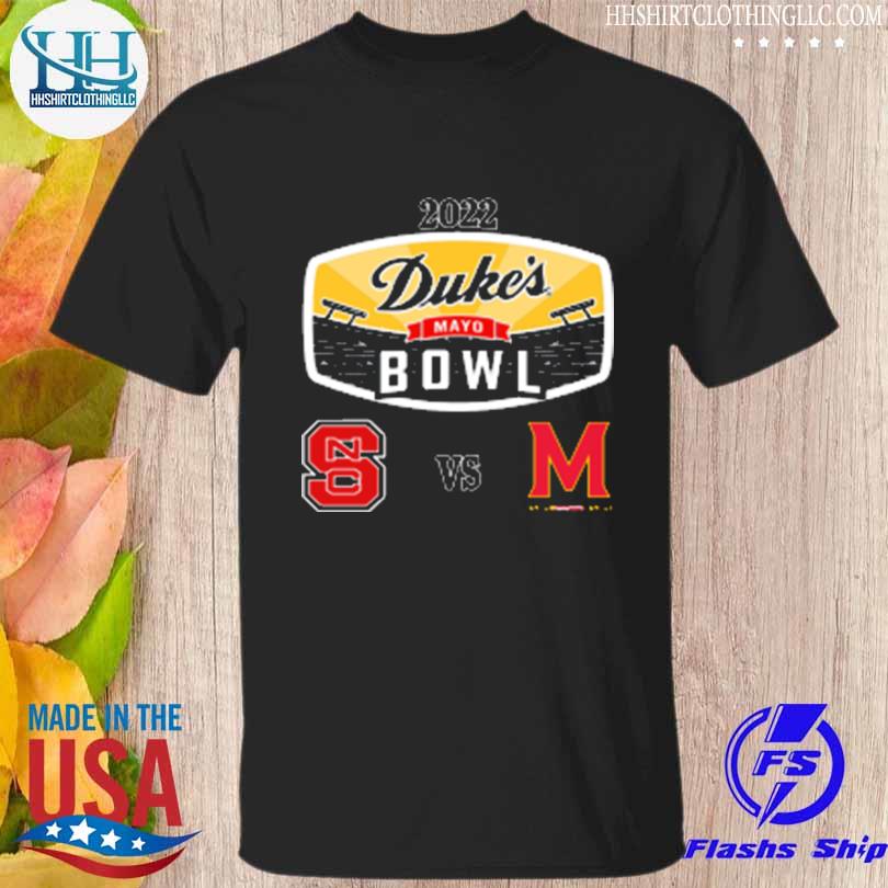 Nc state vs maryland 2022 duke's mayo bowl matchup shirt