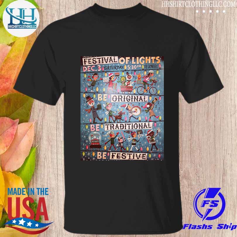 Official Festival of lights colorado dec 3rd 2022 38th annual shirt