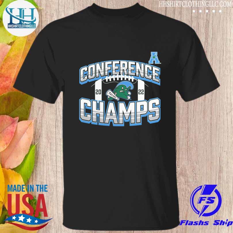 Official Green tulane green wave 2022 aac football conference champions