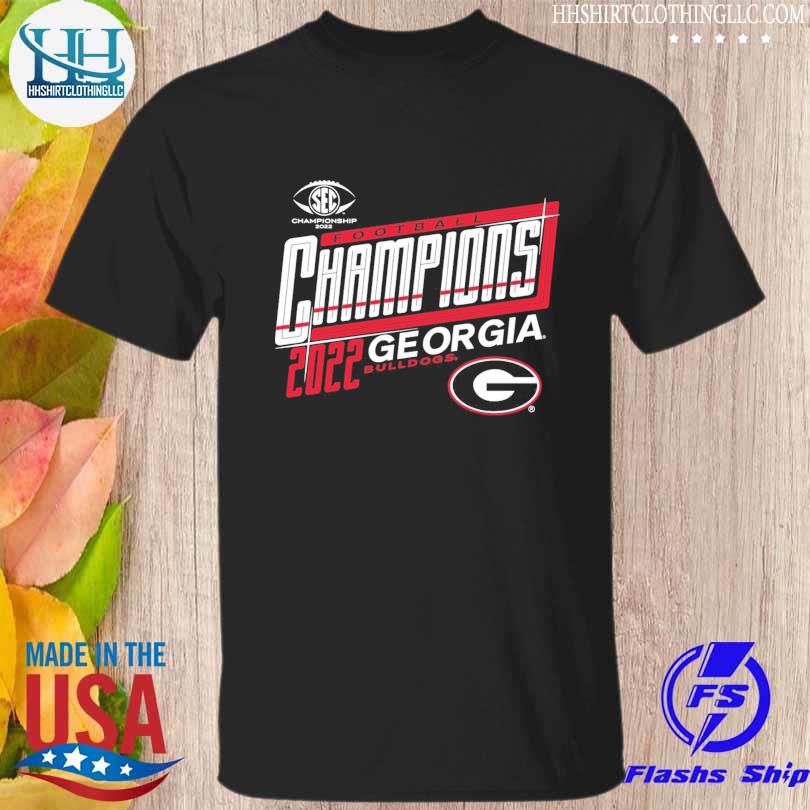 Official Sec championship 2022 football conference champions Georgia bulldogs shirt