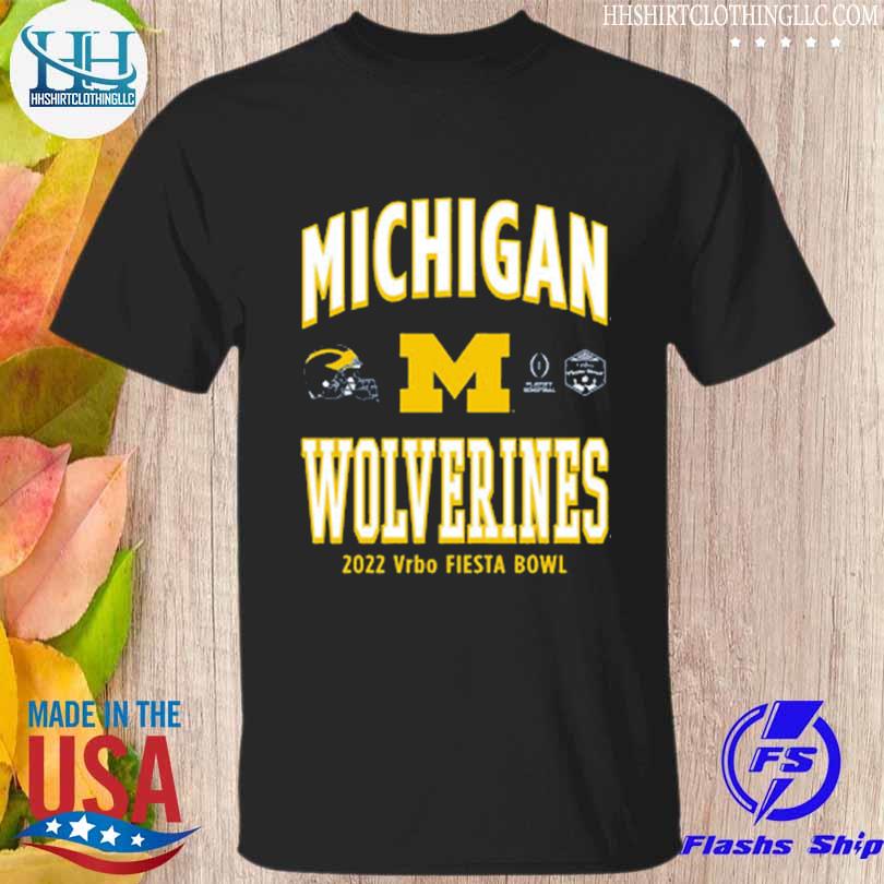 Profile university of michigan football 2022 college football playoff fiesta bowl shirt