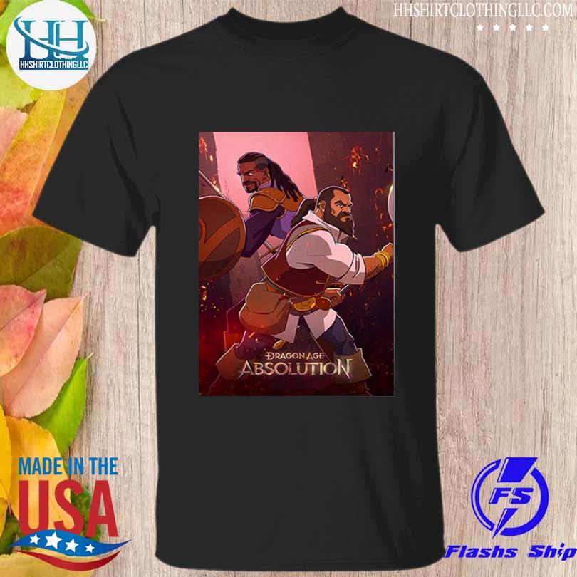 Roland and lacklon in dragon age absolution decorations shirt