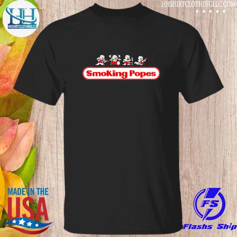 Smoking popes nes shirt