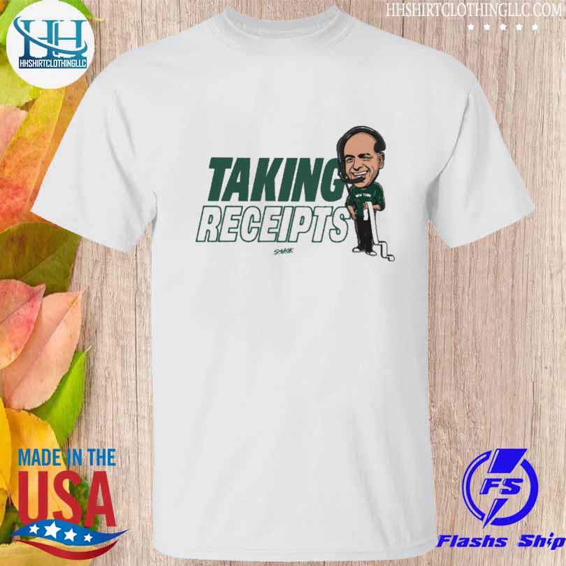 Taking receipts for new york football fans shirt