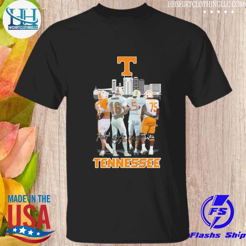 Champion Jalin Hyatt Peyton Manning Hendon Hooker And Jerome Carvin  Tennessee Football Signatures Shirt, hoodie, sweater, long sleeve and tank  top