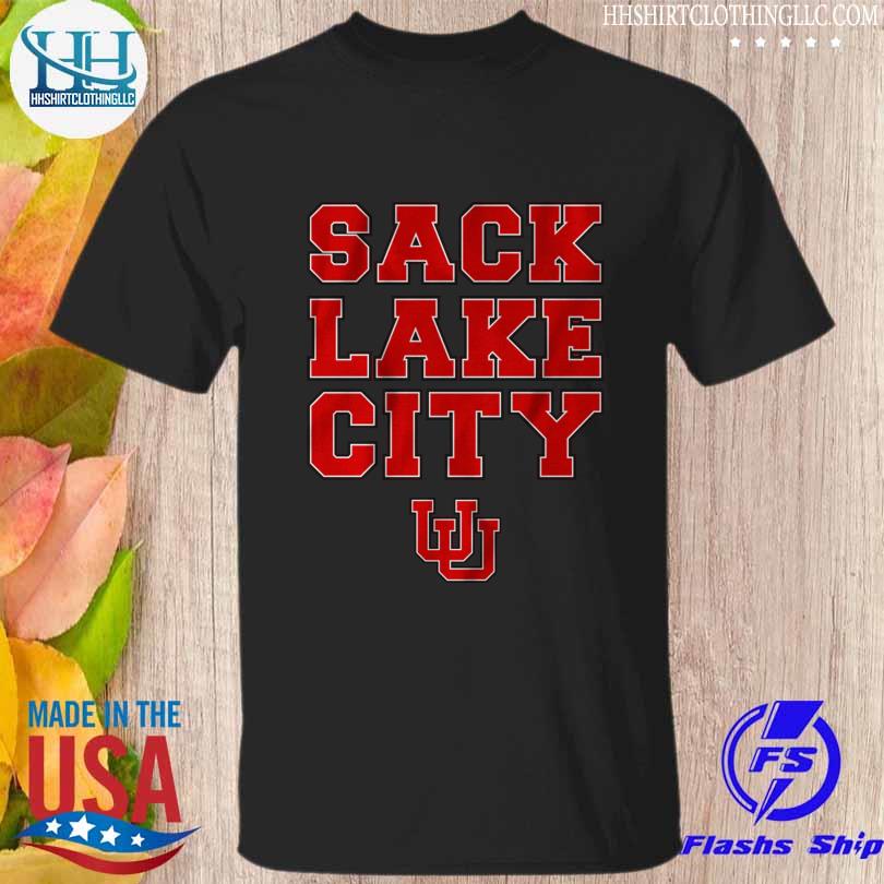 Utah football sack lake city shirt