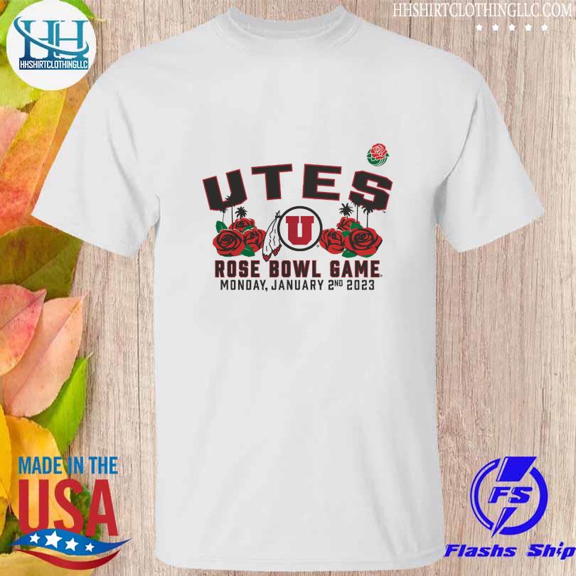 Utah utes 2023 rose bowl gameday stadium shirt