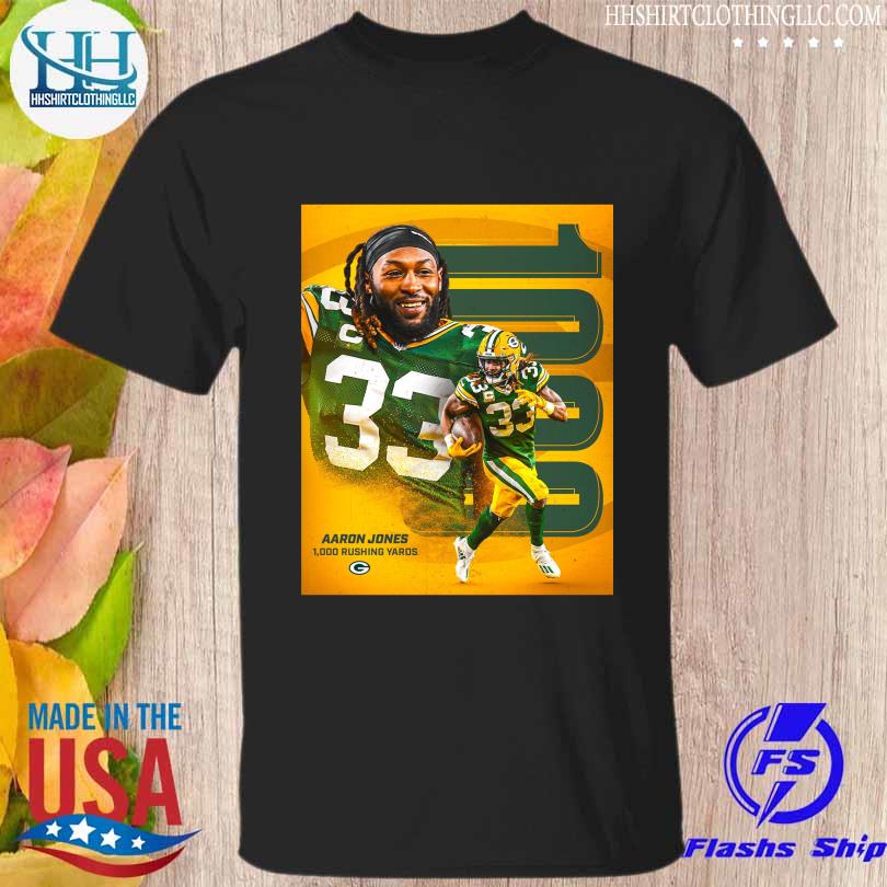 Green Bay Packers - Aaron Jones goes over 1,000 yards rushing for