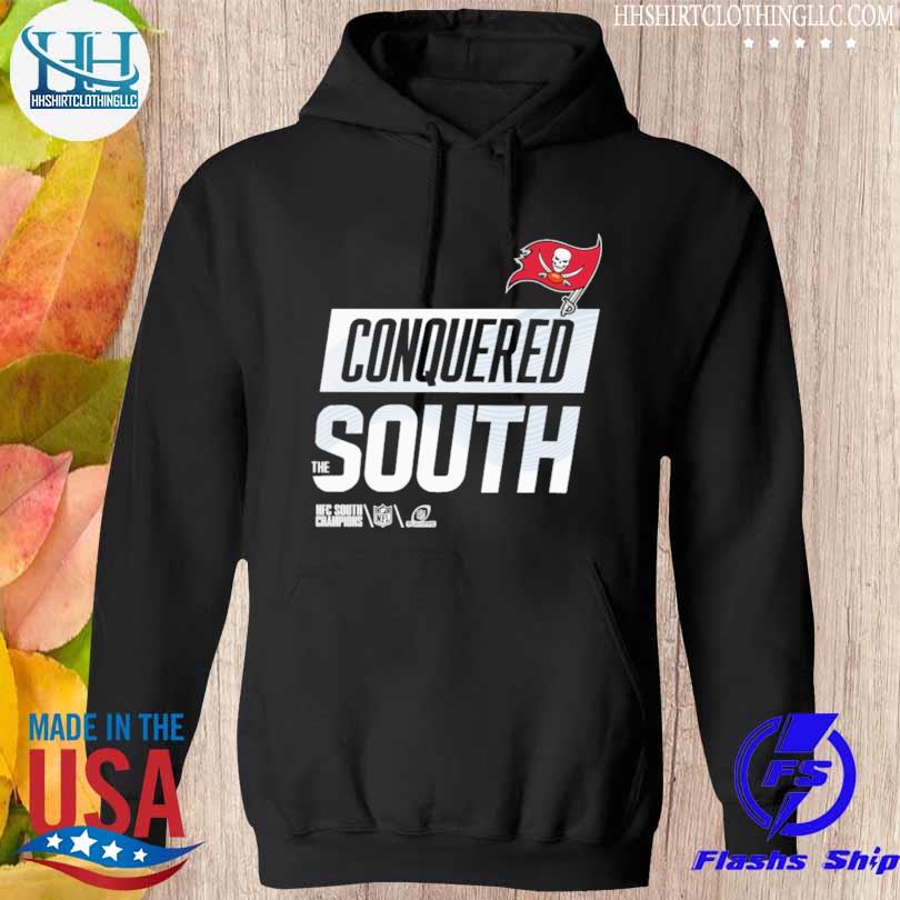 Conquered the south nfc south champions tampa bay buccaneers 2023 shirt -  Limotees