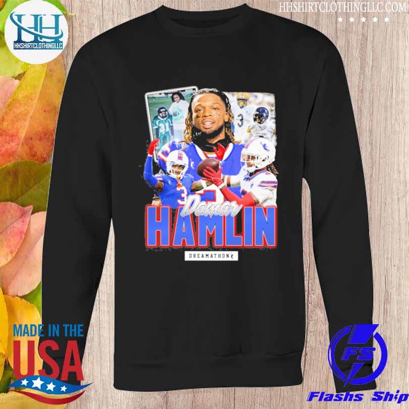 Funny damar hamlin buffalo bills dreamathon 2023 shirt, hoodie, sweater,  long sleeve and tank top