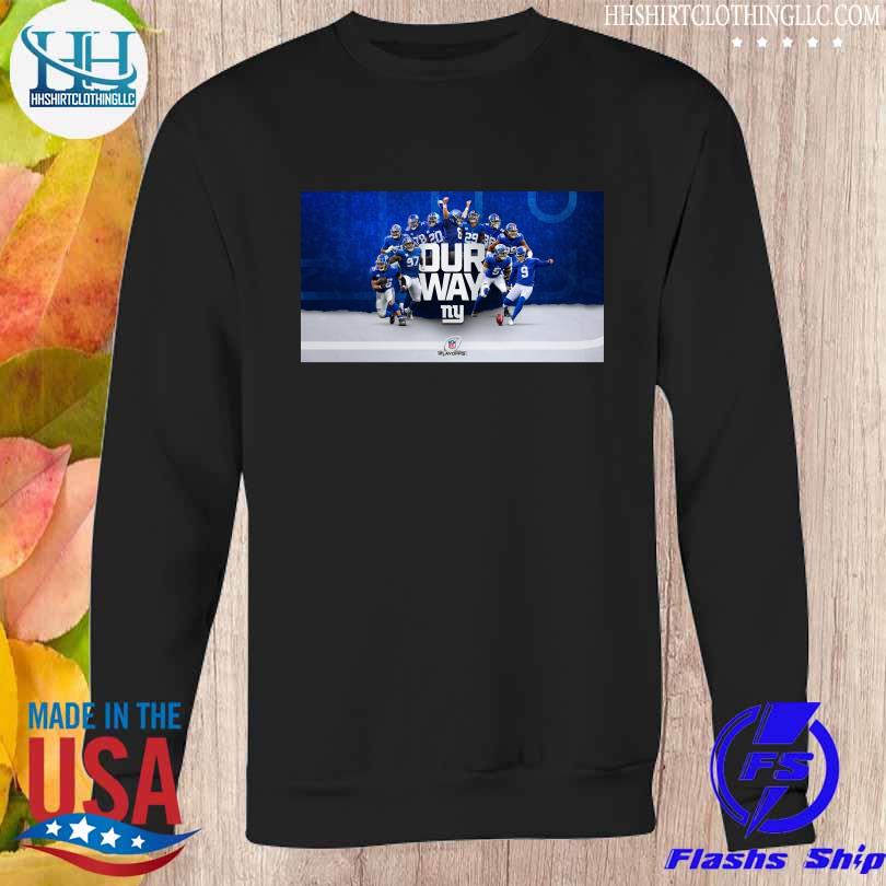 BooTeeQue The NY Giants 2021 Playoffs Run Long Sleeve T-Shirt