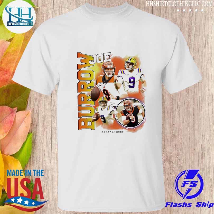 Joe Burrow Dreamathon Vintage Shirt, Cincinnati Bengals Gifts For