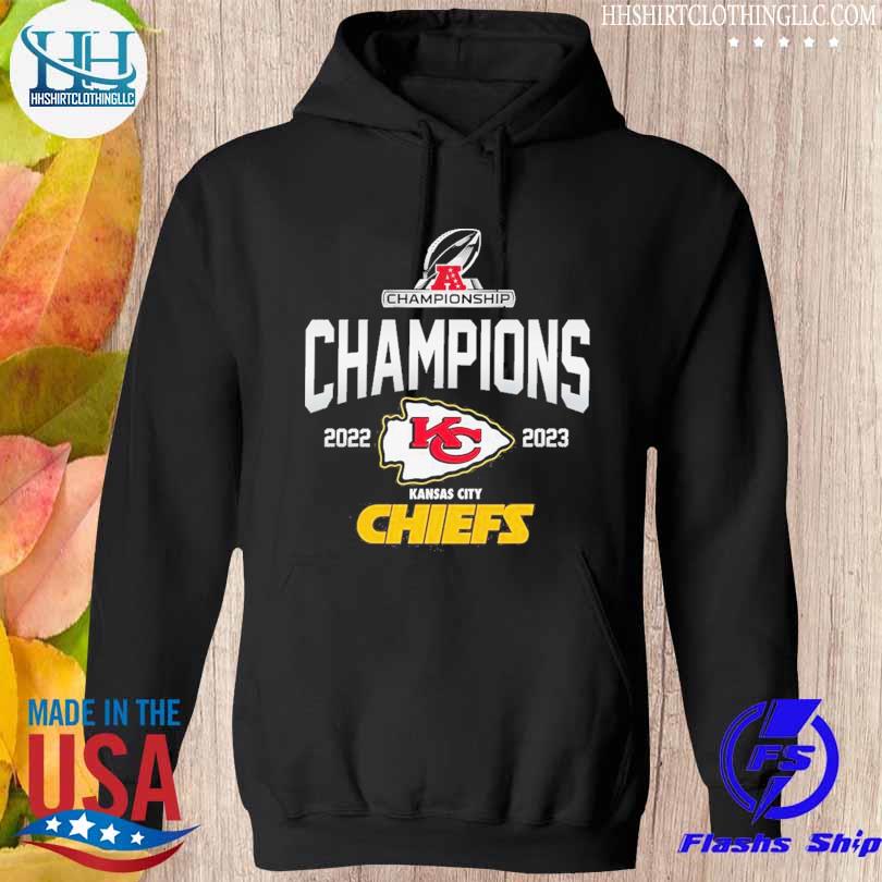 Kc Chiefs Champion Super Bowl 2023 T-Shirt, Kansas City Chiefs Afc Champions  Shirt T-shirts Low Price