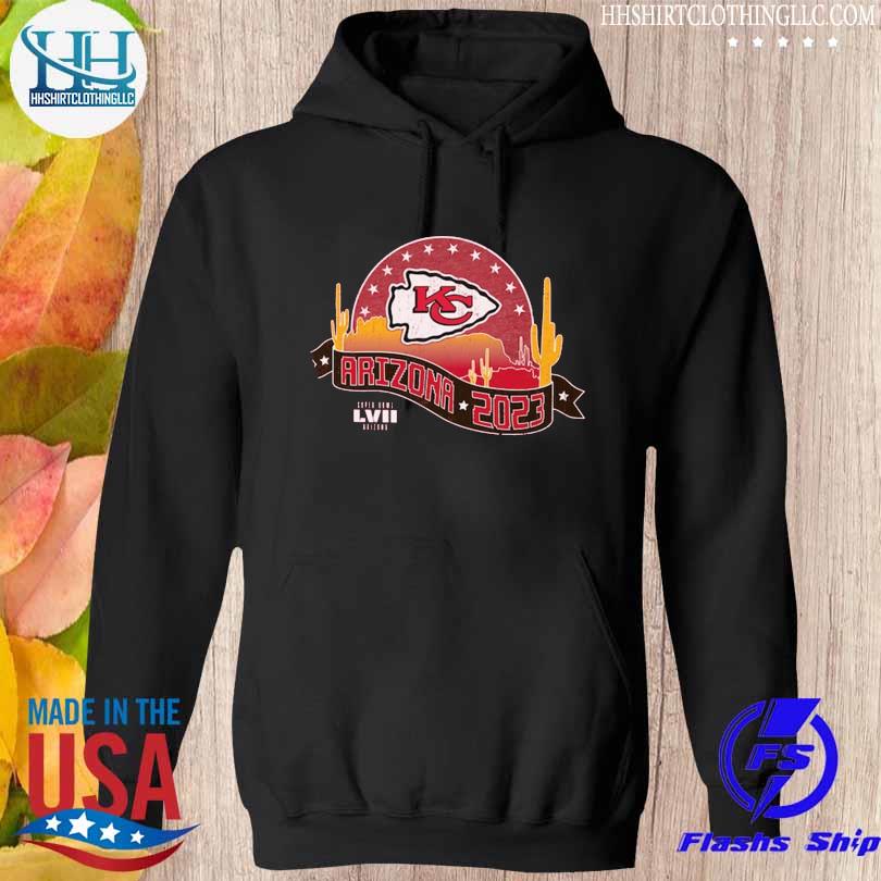 Kansas city Chiefs majestic threads red super bowl lvii tri-blend desert  2023 shirt, hoodie, sweater, long sleeve and tank top